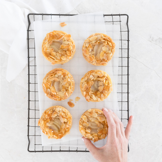 FRANGIPANE PEAR TARTLETS